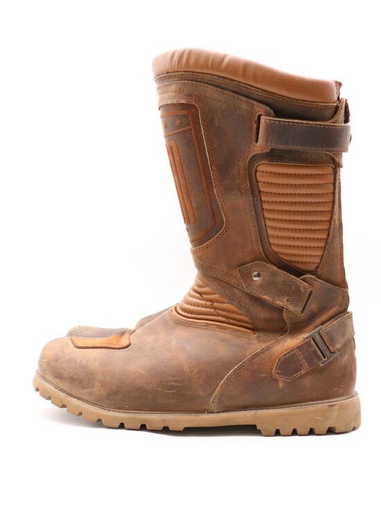 Icon Prep 1000 Motorcycle Boots Men’s Size 12 Brown leather Tall Boot main image 9